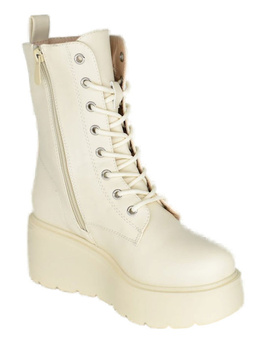 La Bottine Souriante Damen Knöchelstiefel Beige