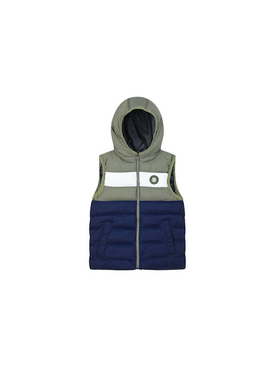 Energiers Kids Quilted Jacket Sleeveless with Hood Maren