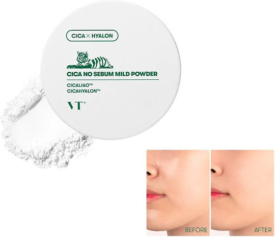 Vt Cosmetics Cica No-Sebum Mild Puder 5g Mattierendes Gesichtspuder