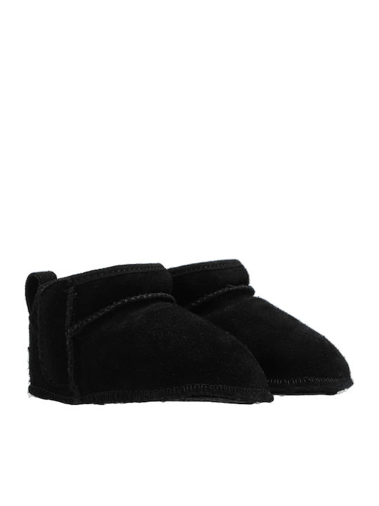 Classic Suede Kids Boots Black