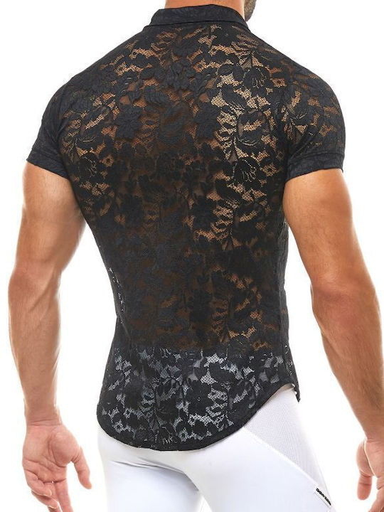 Shirt Floral Black