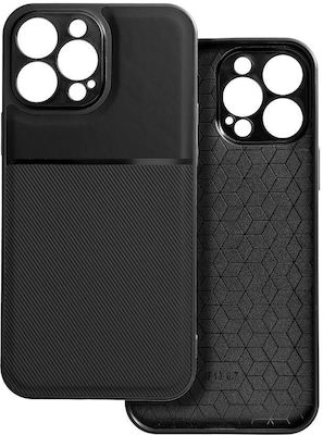 Forcell Noble Silicone Back Cover Black (iPhone 11)