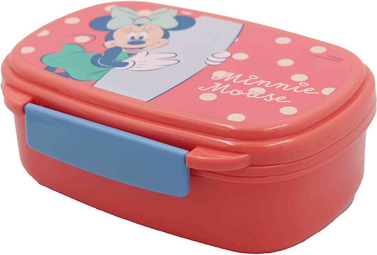 Alouette Plastic Kids' Food Container Minnie 0.5 L Multicolour 17.5 x 12.5 x 6 cm