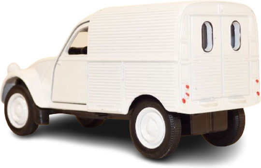 Welly Mașinuță Citroen 2CV Fourgonnette Alb Pull Back