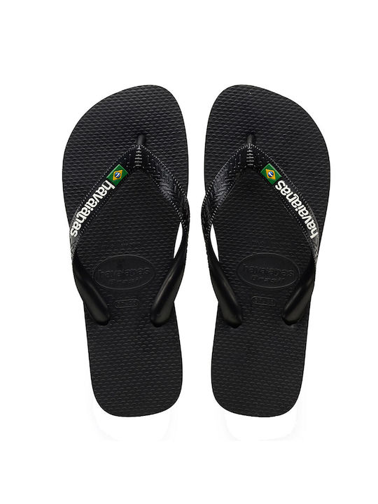 Havaianas Logo Fc Men's Flip Flops Black