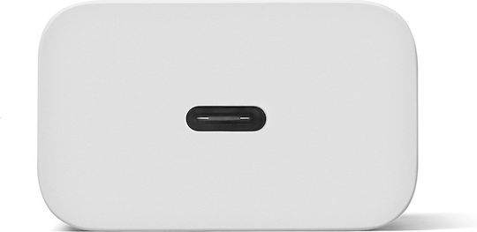Google Зарядно без кабел с USB-C порт 30W Power Delivery Бял (GA03502-EU)