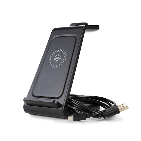 WK Kabelloses Ladegerät (Qi Pad) 15W Schwarzs (WP-U168)
