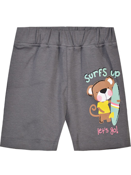 Energiers Kinder Set mit Shorts Sommer 2Stück Charcoal