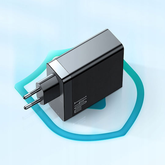 Mcdodo Φορτιστής Χωρίς Καλώδιο GaN με Θύρα USB-A και 2 Θύρες USB-C 140W Μαύρος (GaN CH-2911)