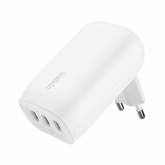 Belkin Charger Without Cable 67W Power Delivery Whites (Boost Charge)
