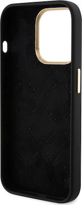 Guess Plastic Back Cover Black (iPhone 15 Pro)