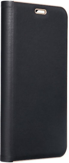 Forcell Buchen Sie Synthetisches Leder Schwarz (Huawei P Smart 2019)