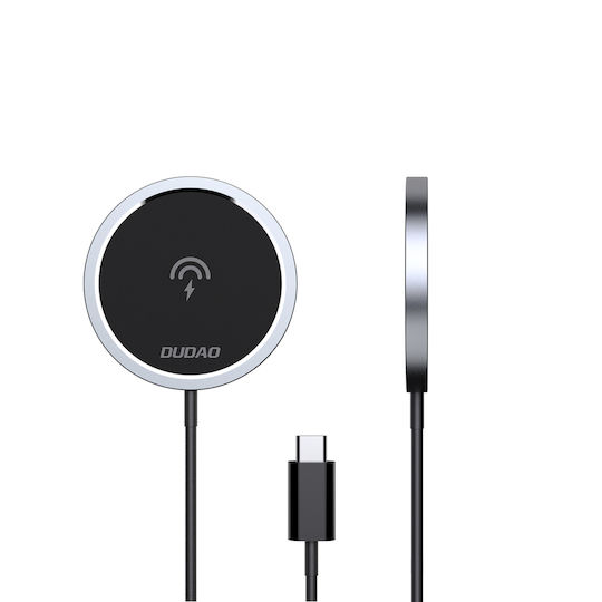 Dudao Φορτιστής Magsafe 15W Power Delivery Μαύρος (A12XS)