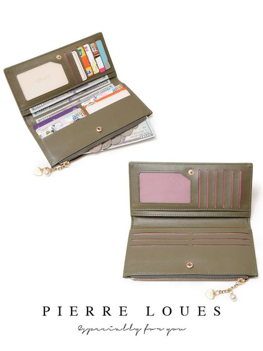 Large Women's Wallet Cards Green
