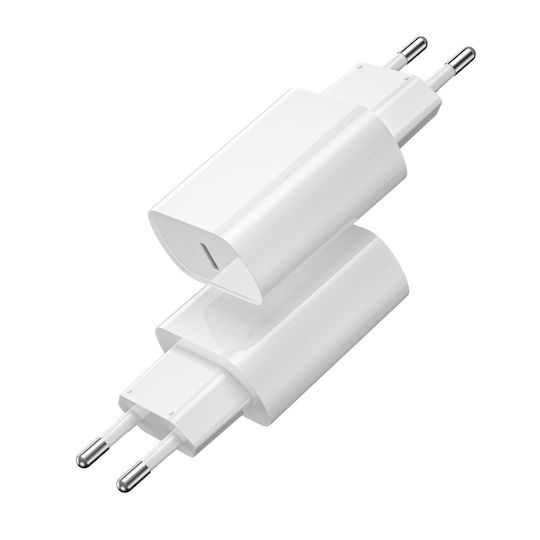 Wiwu Φορτιστής Χωρίς Καλώδιο με Θύρα USB-C 20W Power Delivery Λευκός (WI-U001)