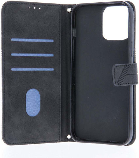 TelForceOne Smart Trendy Porto Back Cover Δερματίνης Μαύρο (iPhone 14 Plus)