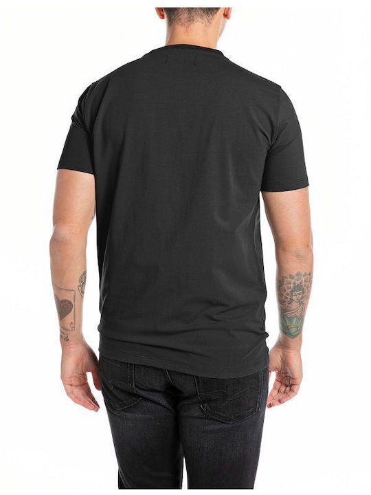 Replay Men's Short Sleeve T-shirt BLACK