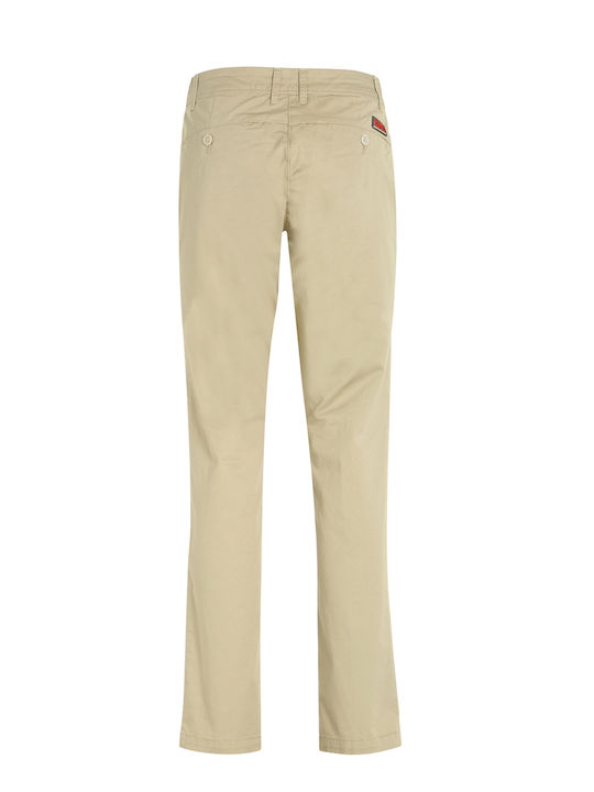 Slam Damen Chino Hose in Normaler Passform Beige