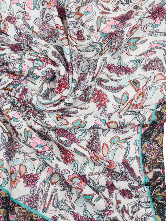 Desigual Fou Boho Damen Schal Mehrfarbig