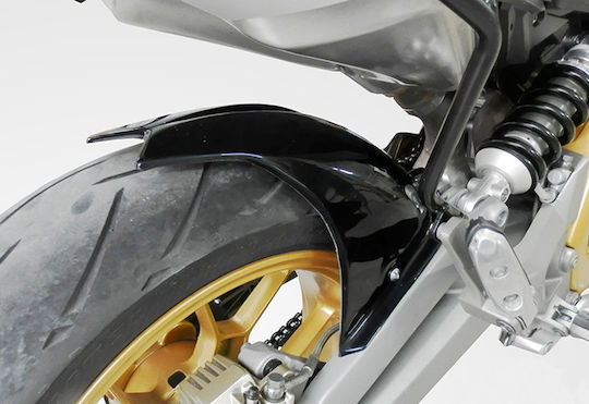 C-Racer Zurück Hinterradkotflügel Motorrad für Aprilia Zittern Schwarz 1Stück