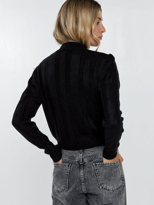 Women's Crop Sweater Green