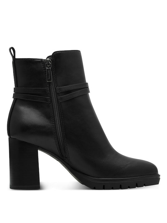 Tamaris Women's Ankle Boots with High Heel Black