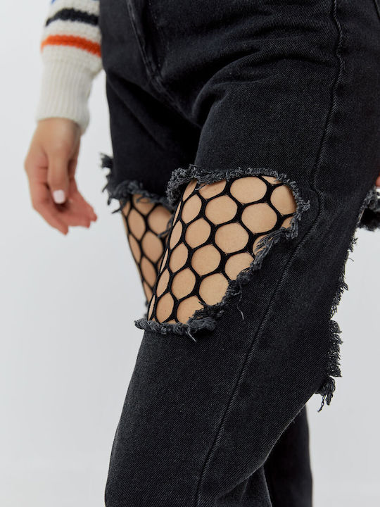 Women's Jean Trousers in Regular Fit Black