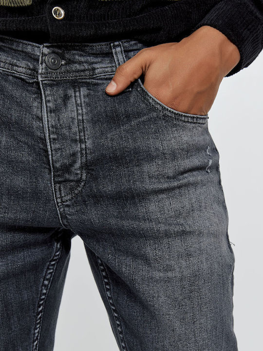 Men's Jeans Pants with Slim Fit Anthracite