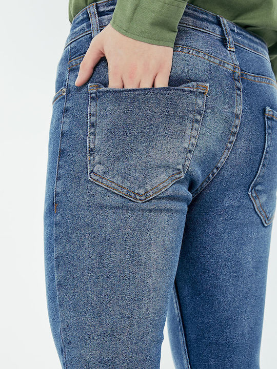Men's Jeans Pants with Regular Straight Fit Blue