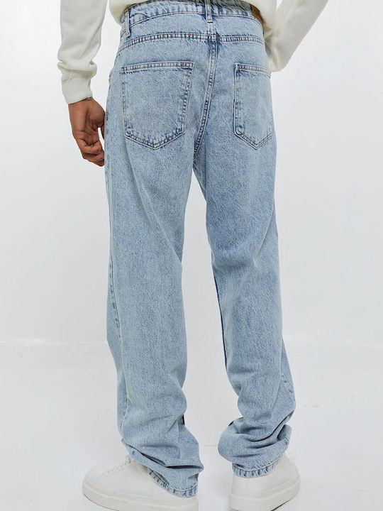 Men's Jeans Pants with Loose Fit Blue