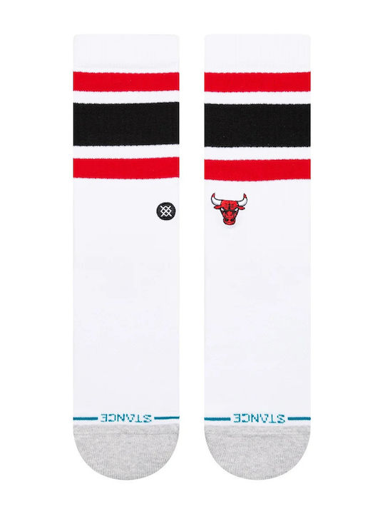 Stance X Nba Μπασκετικές Κάλτσες Λευκές 1 Ζεύγος