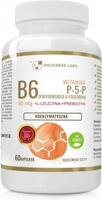 Dietary Supplement Progress Labs Vitamin B6 P-5-p 60 Capsules