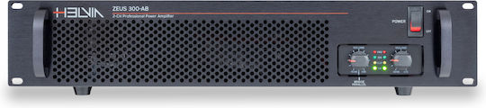 Helvia ZEUS 300-AB Τελικός Ενισχυτής PA 2 Καναλιών 150W/4Ω 100W/8Ω HLV.2245.0027