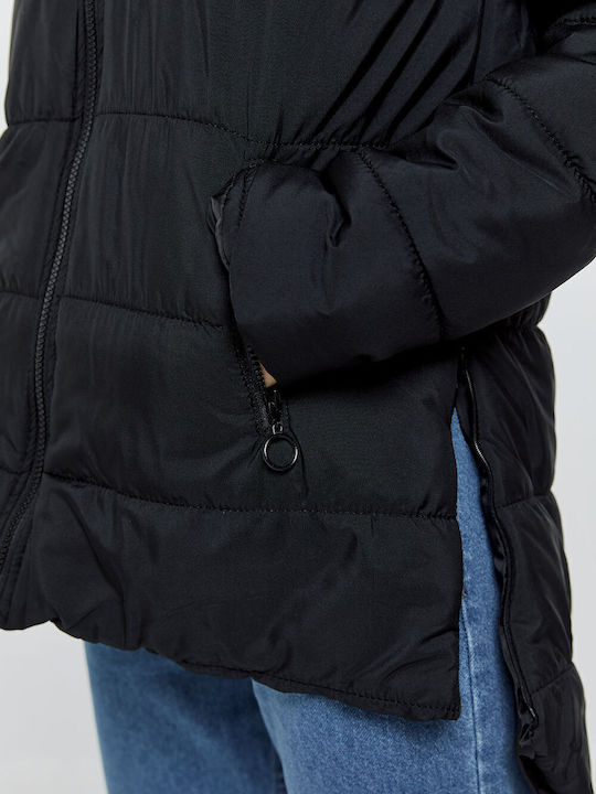Scurtă Jachetă de femei Puffer Beige
