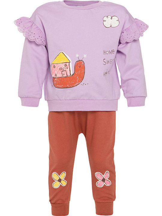 Baby Clothing Set 2pcs Top + Pink Sweatpants Baby Clothing Set 2pcs Top + Pink Sweatpants