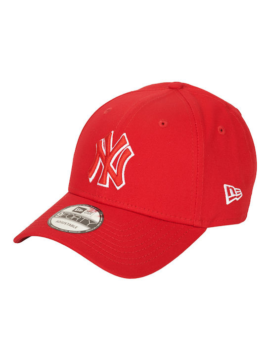 New Era Team Outline 9forty Women's Jockey Red