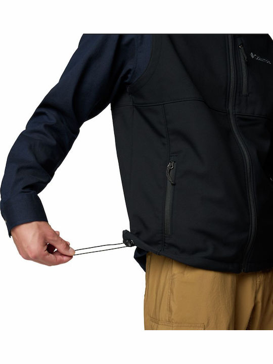 Ascender Ii Ärmellos Jacke Softshell Wasserdicht und Winddicht Black