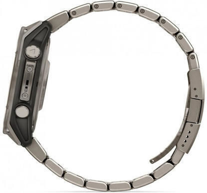 Garmin Fenix 8 Titanium 47mm Waterproof Smartwatch with Heart Rate Monitor (Sapphire, Titanium With Vented Titanium Bracelet)