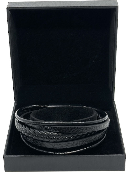 Legend Accessories Ανδρικό Βραχιόλι από Δέρμα 19cm
