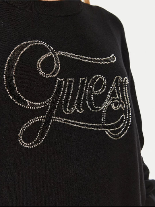 Long Women's Sweatshirt Jet Black