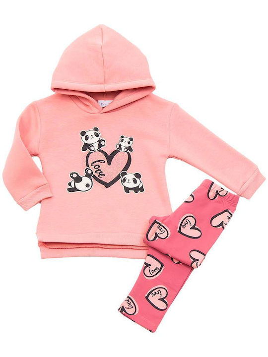 Trax Kinder Set mit Leggings Winter 2Stück Somon Love