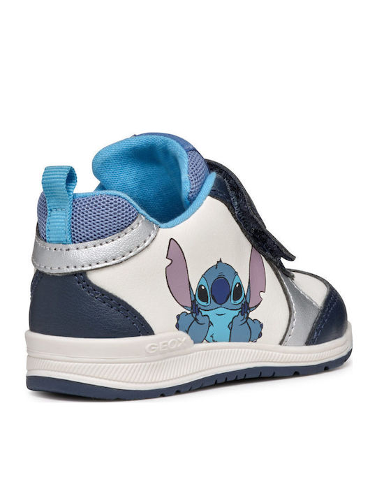 B Rishon Παιδικά Sneakers Ανατομικά με Σκρατς Navy Μπλε