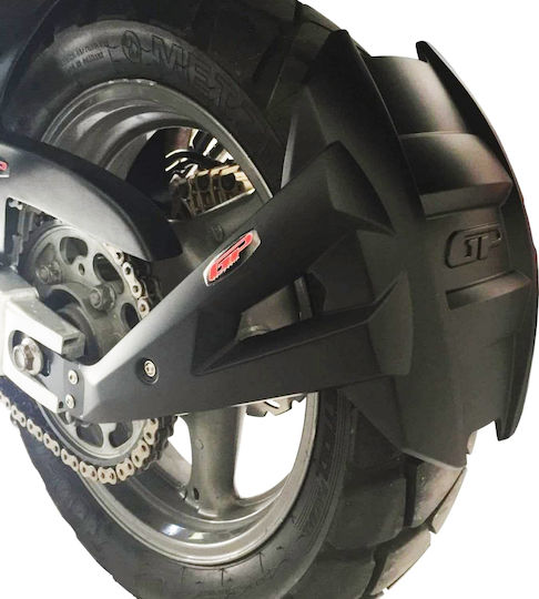 GP Kompozit Πίσω Φτερό Πίσω Τροχού Μοτοσυκλέτας για Honda Varadero Μαύρο