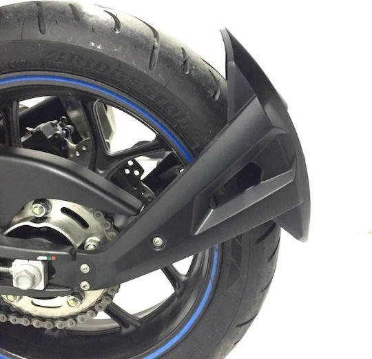 GP Kompozit Zurück Hinterradkotflügel Motorrad Schwarz 1Stück