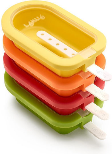 Lekue Silicone Ice Cream & Ice Lolly Baking Pan 4pcs