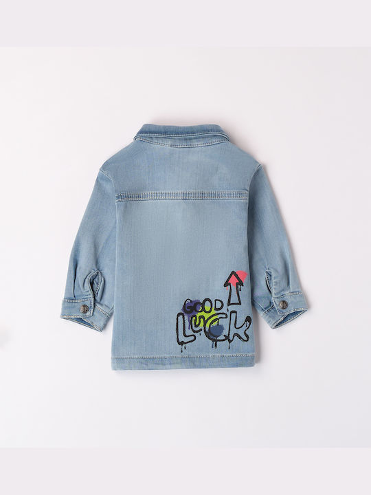 iDO Kids Denim Shirt Blue