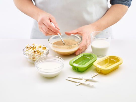 Lekue Silicone Ice Cream & Ice Lolly Baking Pan 4pcs