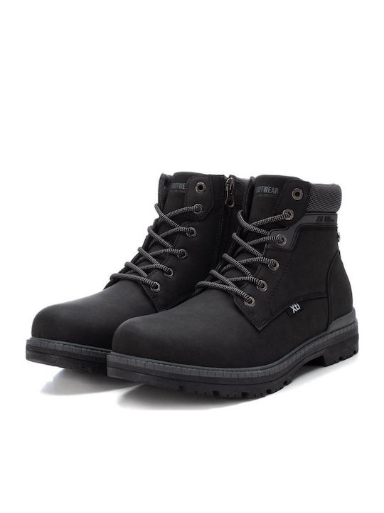 Leather Black Men's Boots