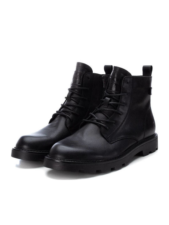 Piele Negru Ghete barbati