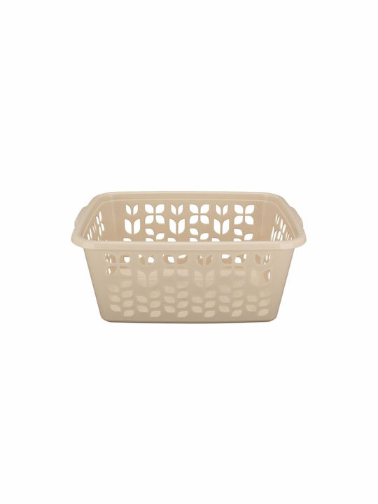 Coș De Rufe Din Plastic 20lt 48x35x20,5cm Alb